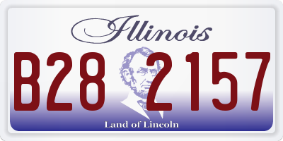 IL license plate B282157