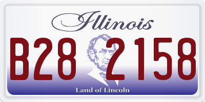 IL license plate B282158