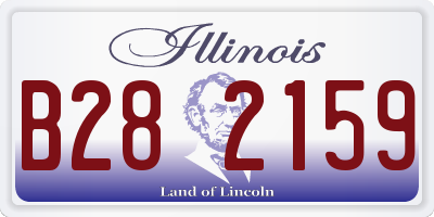 IL license plate B282159