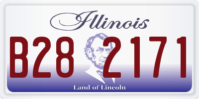 IL license plate B282171