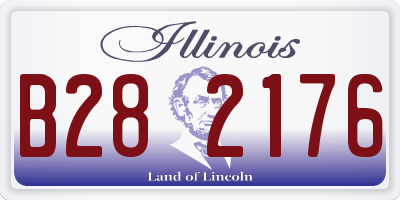 IL license plate B282176