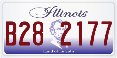 IL license plate B282177