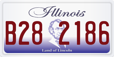 IL license plate B282186