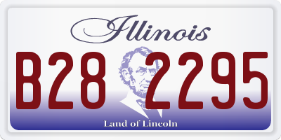 IL license plate B282295