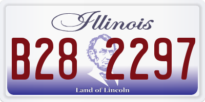 IL license plate B282297