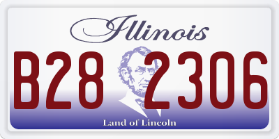 IL license plate B282306