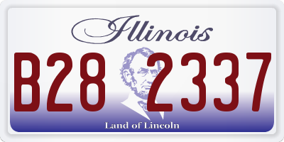 IL license plate B282337