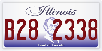 IL license plate B282338