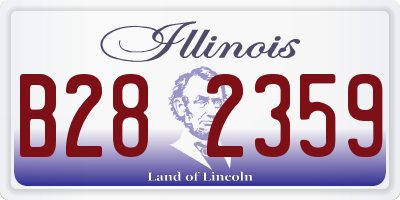 IL license plate B282359