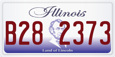 IL license plate B282373