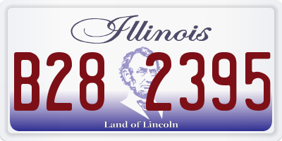 IL license plate B282395