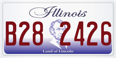 IL license plate B282426