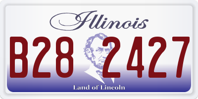 IL license plate B282427