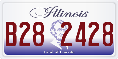 IL license plate B282428