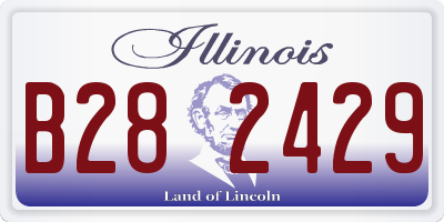 IL license plate B282429