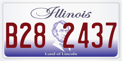 IL license plate B282437