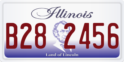 IL license plate B282456