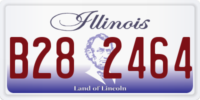IL license plate B282464