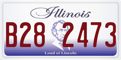 IL license plate B282473