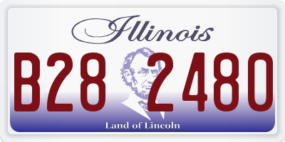 IL license plate B282480