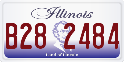 IL license plate B282484