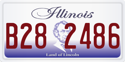 IL license plate B282486