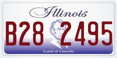 IL license plate B282495