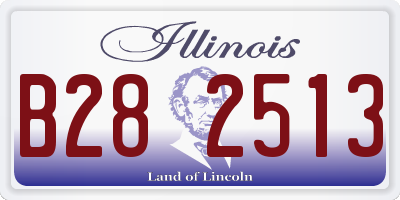 IL license plate B282513