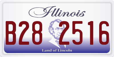 IL license plate B282516