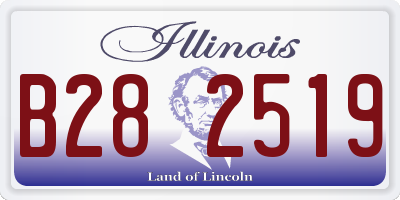 IL license plate B282519