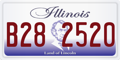 IL license plate B282520