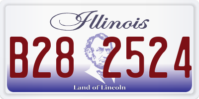 IL license plate B282524