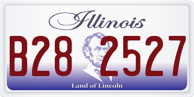 IL license plate B282527