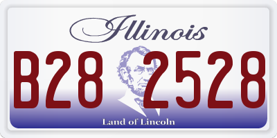 IL license plate B282528