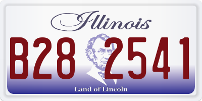 IL license plate B282541
