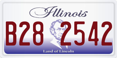 IL license plate B282542