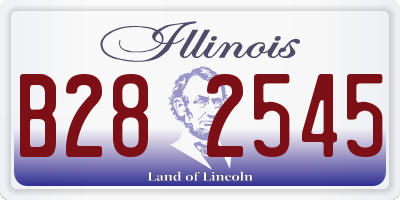 IL license plate B282545