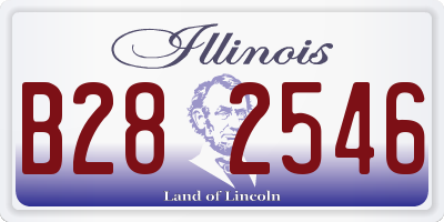 IL license plate B282546
