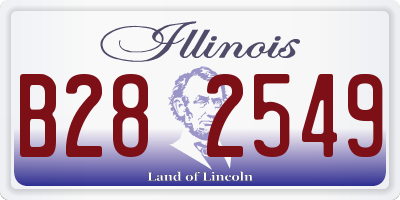 IL license plate B282549