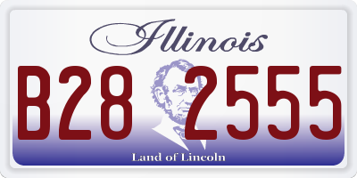 IL license plate B282555