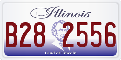 IL license plate B282556