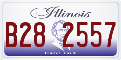 IL license plate B282557