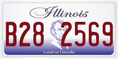 IL license plate B282569
