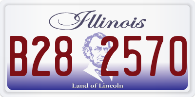 IL license plate B282570