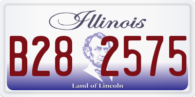 IL license plate B282575