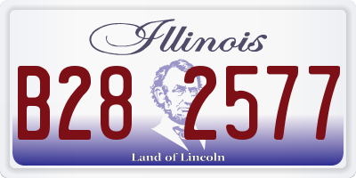IL license plate B282577