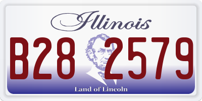 IL license plate B282579
