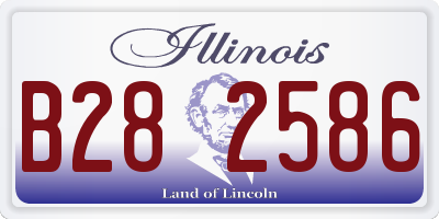 IL license plate B282586