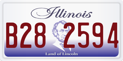 IL license plate B282594