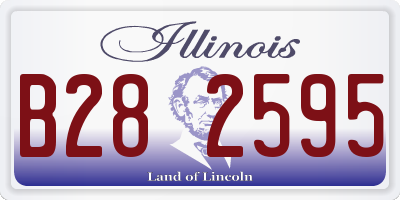 IL license plate B282595